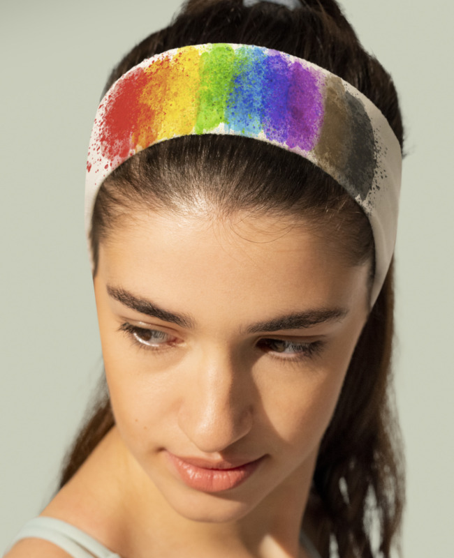 Watercolor Pride Headband