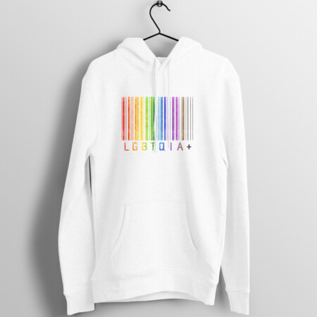 LGBTQIA+ Barcode Hoodie