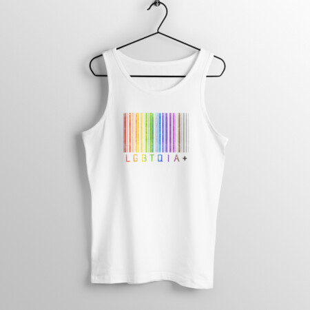 LGBTQIA+ Barcode Tank Top