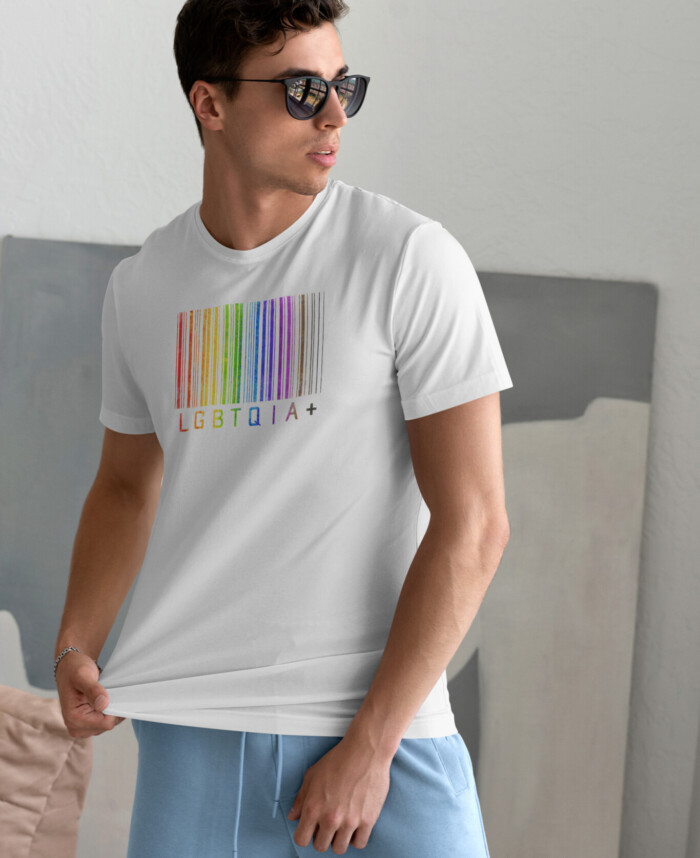 LGBTQIA+ Barcode T-Shirt