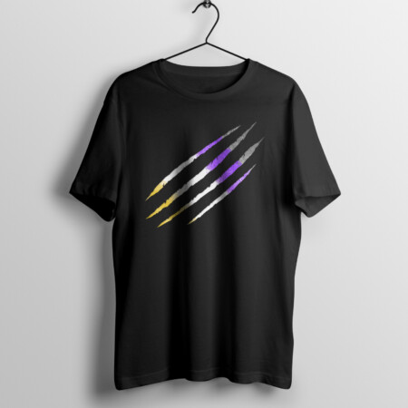 Clawed Nonbinary Pride T-Shirt