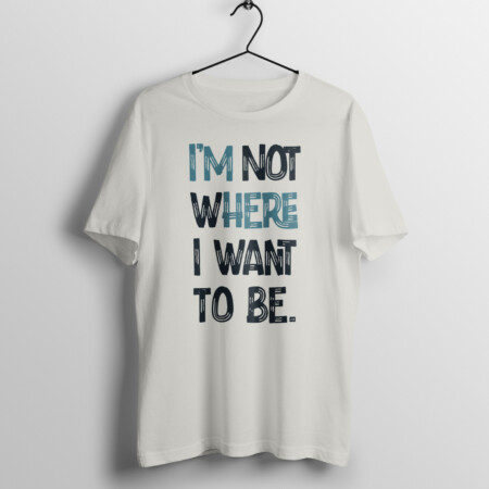 I'm Here T-Shirt - Silver
